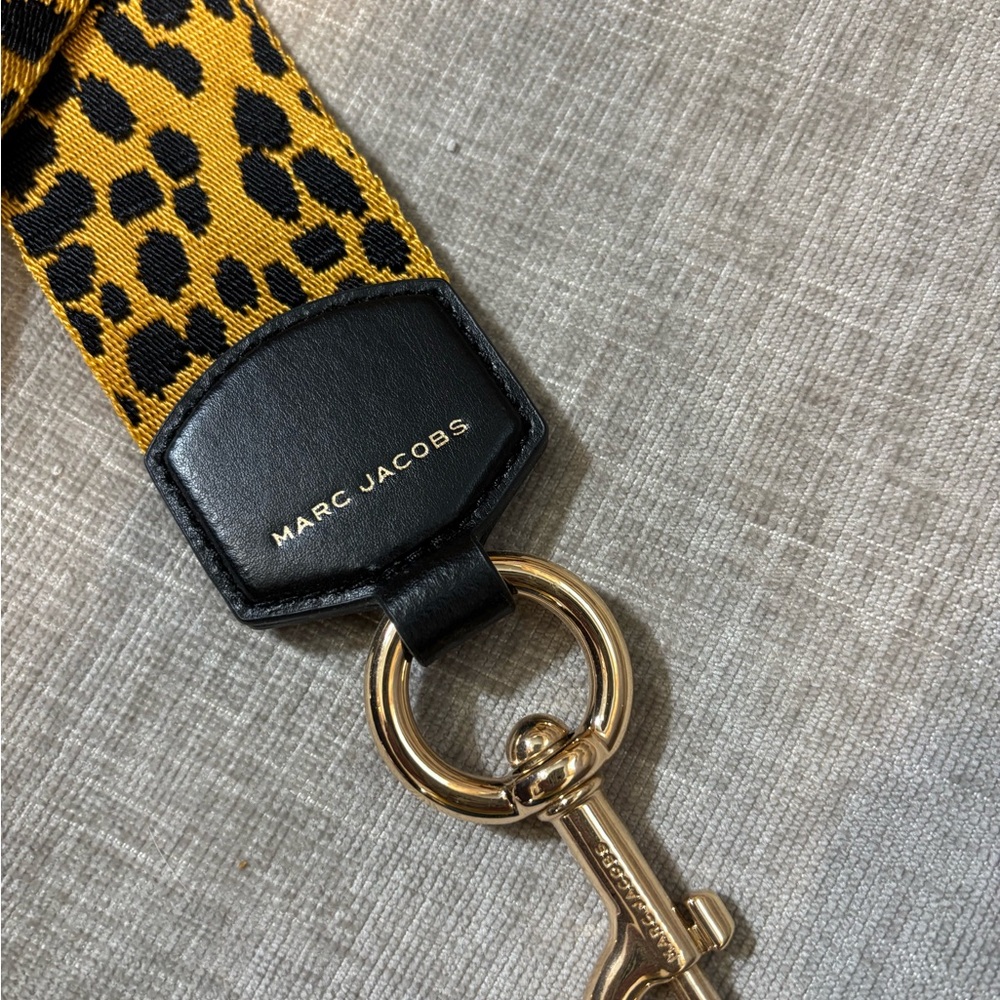 Marc Jacobs Yellow and Black Animal Print Strap - Picture 2 of 5